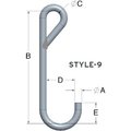 Machining & Welding By Olsen, Inc. M&W 1/4" X 14" Working Length J-Hook Style 9 19475-14